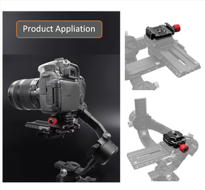 Kit de Abrazadera de Placa de Instalación Rápida Universal de 38 mm, Aleación de Aluminio Flexible, Ligera, de Alta Calidad y Duradera, para Trípode de Cámara y Gimbal - Product Image 2