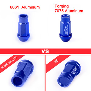 น็อตล้ออะลูมิเนียมอัลลอยด์ Crstp 50 มม. 7075 แบบ Cone Seat สำหรับรถแข่ง อัพเกรด - Product Image 3