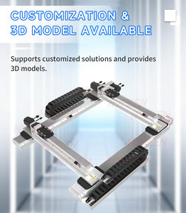 Module linéaire robotisé XYZ haute <span class=keywords><strong>vitesse</strong></span>, mouvement multi-axes silencieux, entraînement par courroie synchrone avec rail <span class=keywords><strong>de</strong></span> guidage linéaire et roulement à engrenages - Product Image 3