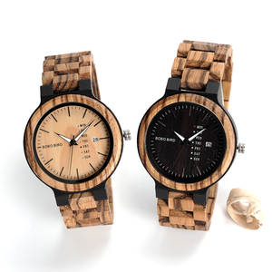 Reloj de Pulsera Casual para Hombre, Más Vendido, Entrega Rápida, Esfera Negra, Reloj de Madera para Hombre, Manecillas Luminosas - Product Image 5