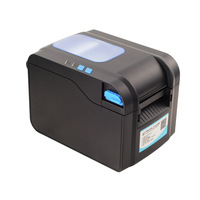 Imprimante d'étiquettes thermiques No Lnk Xprinter XP-370B/XP-370BM, taille de papier maximale 100 mm, étiquettes de vêtements, étiquettes de boissons