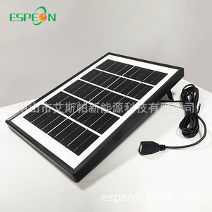 แผงโซลาร์เซลล์ Espeon 8W 6V แบบยืดหยุ่น โพลีเซลล์ กันน้ำ สำหรับชาร์จโทรศัพท์มือถือ ใช้งานกลางแจ้ง - Product Image 3