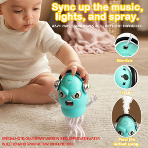 ของเล่นปลาหมึกเต้นไฟฟ้ารุ่นใหม่ล่าสุด พร้อมแสงและเสียง ของเล่นปลาหมึกคลานเคลื่อนที่ได้สำหรับเด็ก ของเล่นแบบชาร์จไฟได้ - Product Image 6