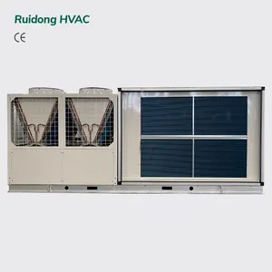75/90 tấn trên mái nhà Đóng gói đơn vị HVAC hệ thống thông minh rã đông 140kw thương mại trên mái nhà điều hòa không khí đơn vị