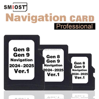 SMIOST 16GB Micro TF Navigation GPS logiciel de voiture Portable Europe CT200 LX570 Gen9 V1 pour les modèles de voiture Lexus