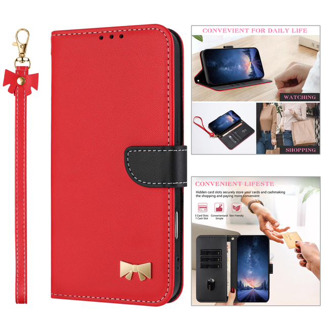 Flip Leather Phone Case for Redmi Note 15 14 13 12 Pro Plus 15A 15C 14C 13C 12C Turbo 4 Pro A4 A3 Card Holder Wallet Cover Coque