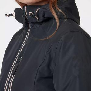 Veste à capuche imperméable pour femme avec logo personnalisé |   Manteau en polyester coupe-vent |   OEM/ODM acceptés - Product Image 5