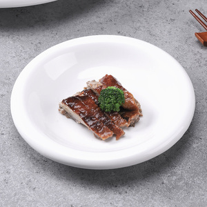 Vajilla con logotipo personalizado para <span class=keywords><strong>restaurante</strong></span>, platos de porcelana de cerámica blanca redonda sencilla, plato de cena, vajilla - Product Image 4