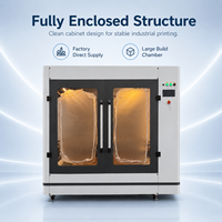 Imprimante 3D industrielle grand format avec plateau chauffant en verre trempé, volume d'impression de 1000 mm, anti-déformation, nouvelle, garantie 1 an, USB, automatique, stable