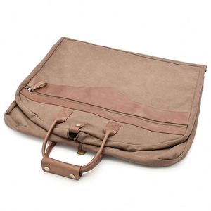 Muestra gratuita de funda de ropa impermeable de nailon con logotipo personalizado, bolsa de viaje para trajes de hombre, bolsa de transporte de ropa tipo duffel. - Product Image 4