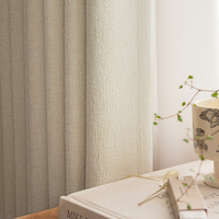Cortinas Opacas Nuevas al por Mayor, Cortinas de Lujo para Ventanas, Aislamiento Térmico, Textura Moderna, Cortinas para Sala de Estar