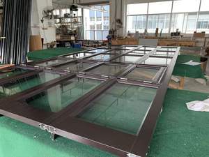 <span class=keywords><strong>Porte</strong></span> <span class=keywords><strong>de</strong></span> <span class=keywords><strong>garage</strong></span> automatique à ouverture automatique en verre transparent isolé à cadre en aluminium <span class=keywords><strong>de</strong></span> grande taille - Product Image 5