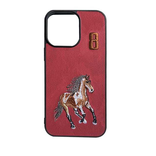 Hot Selling Custom Pattern 3D Embroidered Mobile Phone case for iPhone 16 Plus 15 Pro Max 14 13 12 11