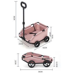 Cochecito Ligero y Resistente para Mascotas con Lona Oxford y Marco de Metal, Perfecto para Aventuras Urbanas - Product Image 5