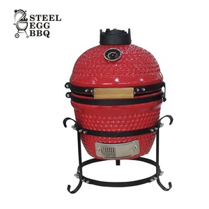<span class=keywords><strong>Barbecue</strong></span> au charbon de bois en céramique SEB <span class=keywords><strong>KAMADO</strong></span> 13 pouces, couleur verte, <span class=keywords><strong>mini</strong></span> <span class=keywords><strong>Kamado</strong></span> - Product Image 3