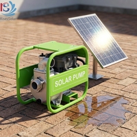 Pompe à eau solaire de surface AC/DC 110V 1500W, système de pompage d'irrigation solaire 2HP, solutions d'énergie solaire