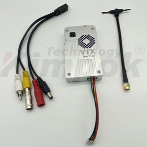 2,4 ГГц 10 Вт Дрон FPV VTX VRX видео передатчик 2,4 г AV 8CH приемник изображения Дрон БПЛА части 30 км Rush FPV DIY аксессуары - Product Image 4