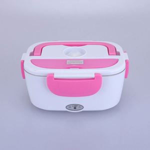 Durable Low MOQ Nordic Plastic 2 Compartments 3-6L Capacity Home Car Food <b>Storage</b> Electric Heating Keeping Warm <b>Kitchen</b> Dinner - Product Image 1