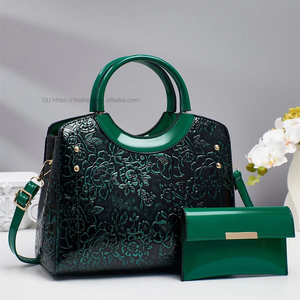 Factory Wholesale PU Leather 3 Pieces Bags Set <b>Ladies</b> Shoulder Bags Luxury Designer Women's Handbags With a <b>Wallet</b> - Product Image 5