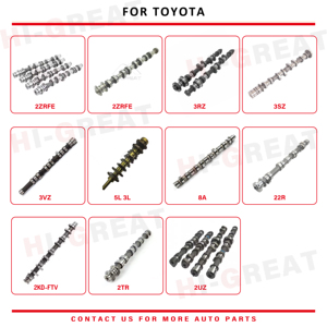 13502-22010 13502-22011 trục cam 1zz-fe 4zz-fe bộ phận động cơ cho TOYOTA COROLLA Lexus RAV4 Celica ma trận - Product Image 5