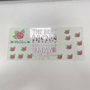 Envolturas para Vasos UV DTF de Alta Calidad de 16oz y 40oz, Adhesivos de Transferencia UVDTF Impermeables para Vasos de Vidrio, Transferencia UV - Product Image 3