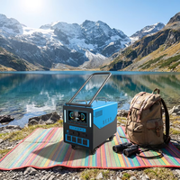 Station d'alimentation portable MPV5 3500Wh à onde sinusoïdale pure, batterie LiFePO4, panneau solaire, chargeur de voiture, lampe de poche MPPT pour les urgences domestiques