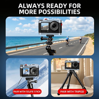 Cage en aluminium pour DJI Osmo Action 6, cadre de protection métallique avec support griffe froide et trous de vis 1/4, accessoires pour caméra d'action