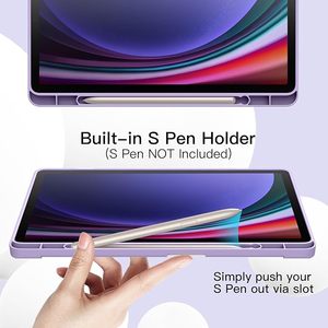 Per Samsung <span class=keywords><strong>Galaxy</strong></span> <span class=keywords><strong>Tab</strong></span> S9 <span class=keywords><strong>11</strong></span> pollici con supporto per penna S flessibile TPU Cover posteriore <span class=keywords><strong>Tab</strong></span> A9 Plus S9 FE 1 supporto magnetico per tavoletta - Product Image 6
