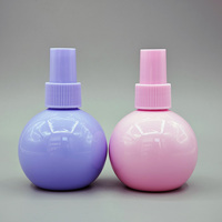 Bouteilles de cosmétiques rondes personnalisées contenants en plastique emballage de bouteille de parfum en vaporisateur de brouillard