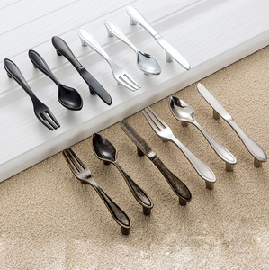 Kolu ve kolları MLP62 yaratıcı Modern Minimalist sofra bıçak çatal kaşık dolap kapı kolu Dresser çekmece çekme - Product Image 1