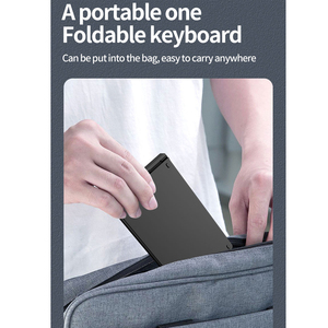 Folding <b>Wireless</b> <b>Keyboard</b> daul model Compact Portable <b>Mini</b> <b>Keyboard</b> for Tablet Pad <b>Mini</b> Plastic Material in stock - Product Image 5