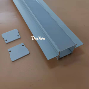 79*32mm Plaster LED <strong>Profile</strong> Recessed LED <strong>Aluminum</strong> Channel with Flange for <strong>24mm</strong> LED Strip Drywall LED <strong>Profile</strong>