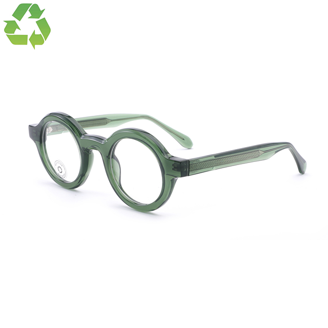 Lmamba 817701 Environmental Friendly Recycled and BIO Based Acetate Frame Glasses Custom Logo High Quality Eyeglass Frames