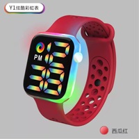 Jam Tangan Digital LED Keren Terbaru 2026 Pria Fashion, Jam Tangan Olahraga Bercahaya Tahan Air Multifungsi Elektronik