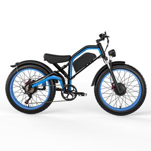 Venta Directa de Fábrica, Bicicleta de Montaña Ebycco con Llantas Gruesas, Doble Tracción, 7 Velocidades, Dropshipping Internacional - Product Image 4