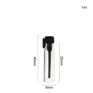 Personalizado de vidrio mini frasco de muestra de perfume y probador del tubo de la botella por persona importa - Product Image 6