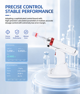 Pistolet de mésothérapie pour rajeunissement cutané, meilleur <span class=keywords><strong>prix</strong></span>, écran LED, seringue 5 ml, <span class=keywords><strong>acide</strong></span> <span class=keywords><strong>hyaluronique</strong></span>, <span class=keywords><strong>visage</strong></span> et tête, usage domestique, prise US, sans fil - Product Image 3