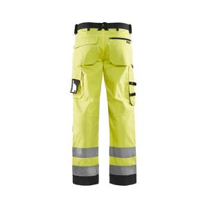 BLAKLADER - 156618113399D120 Pantalón Hi-Vis sin bolsillos para uñas Amarillo/Negro-EAN 7330509413357 ROPA DE TRABAJO DE LA HI-VIS - Product Image 2
