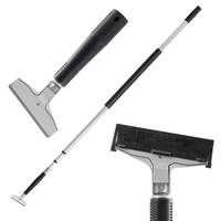 Outils à main industriels Shinming DIY OEM, grattoir à peinture à long manche, lame en acier, décolle-colle pour papier peint avec perche d'extension