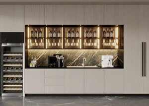 Custom Size <b>Display</b> <b>Cabinet</b> <b>Wooden</b> Wine <b>Cabinet</b> Restaurant Furniture Modern Luxury <b>Display</b> <b>Cabinet</b> - Product Image 3