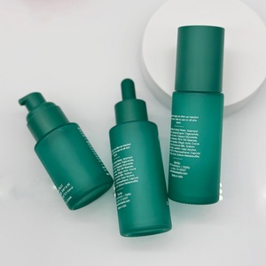 Luxury Glass Lotion <b>Bottle</b> Set 50ml Skin Care Serum Glass <b>Bottle</b> Pump 100/120ml Toner <b>Bottle</b> of Glass With Jar Set for Cosmetic - Product Image 2