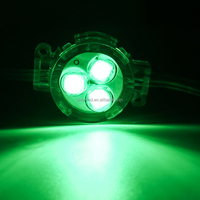 Couverture de lentille transparente étanche IP67 de haute qualité, module 30 mm 3 LED, lumière LED RGB adressable