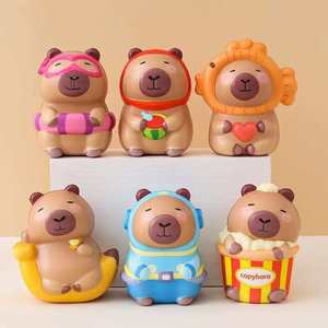Nouveau Jouet Anti-Stress Capybara Mignon en PU à Rebond Lent, Jouet Squishy à Presser, Cadeau pour Enfants, Soulagement du Stress - Product Image 5