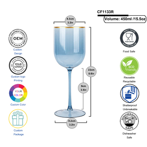 Copa de vino tinto de plástico irrompible, grado alimenticio promocional, libre de BPA, apto para lavavajillas, regalo creativo - Product Image 2