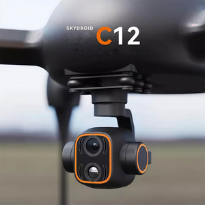 Skydroid C12 Thermal Imagery 3-Axis Dual Light Gimbal Camera 2K Resolution AI Automatic Tracking PTZ Camera <strong>Drone</strong> <strong>Accessories</strong> - Product Image 1