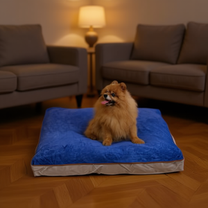 Cuccia di Lusso per Cani in Seta Spessa 10CM Marrone 70*50CM - Product Image 3