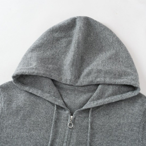 Nuovo inverno <span class=keywords><strong>Cardigan</strong></span> <span class=keywords><strong>con</strong></span> <span class=keywords><strong>cappuccio</strong></span> in Cashmere lavorato a maglia a maniche lunghe in Cashmere da <span class=keywords><strong>donna</strong></span> <span class=keywords><strong>con</strong></span> <span class=keywords><strong>cappuccio</strong></span> - Product Image 6