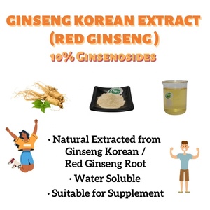 Extracto de Raíz de <span class=keywords><strong>Ginseng</strong></span> Rojo Halal Kosher ISO, 10% Ginsenosidos, Extracto de <span class=keywords><strong>Ginseng</strong></span> Coreano para Suplementos - Product Image 2