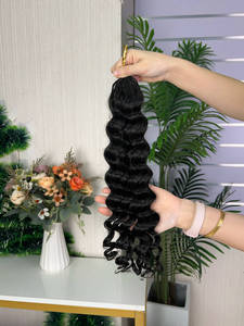 Extensions de cheveux humains vierges à crocheter de 10 à 18 pouces, nœuds miracle, <span class=keywords><strong>pour</strong></span> tressage – Vente chaude - Product Image 6