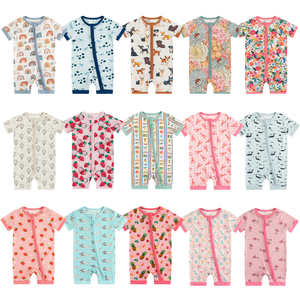 Ropa de Bebé al por Mayor, Mono de Bambú de Manga Corta, Marca Bubble, Diseño Anime, para Recién Nacidas de 12 a 18 Meses - Product Image 1